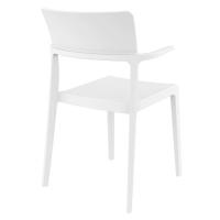 Plus Arm Chair White ISP093-WHI - 1
