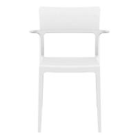 Plus Arm Chair White ISP093-WHI - 2