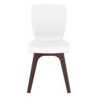 Mio PP Dining Chair Brown White ISP094-BRW-WHI - 2