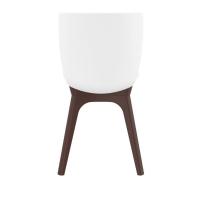 Mio PP Dining Chair Brown White ISP094-BRW-WHI - 4