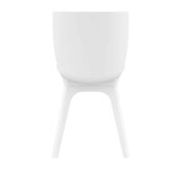 Mio PP Dining Chair White ISP094-WHI-WHI - 4