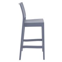 Maya Resin Outdoor Barstool Dark Gray ISP099-DGR - 1