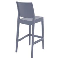 Maya Resin Outdoor Barstool Dark Gray ISP099-DGR - 2