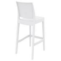 Maya Resin Outdoor Barstool White ISP099-WHI - 2