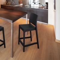 Maya Resin Outdoor Counter Stool Black ISP100-BLA - 5