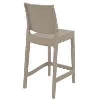 Maya Resin Outdoor Counter Stool Taupe ISP100-DVR - 2