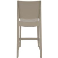 Maya Resin Outdoor Counter Stool Taupe ISP100-DVR - 3