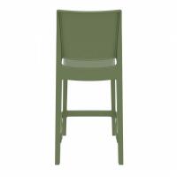 Maya Resin Outdoor Counter Stool Olive Green ISP100-OLG - 4