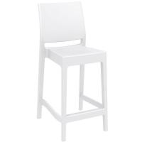 Maya Resin Outdoor Counter Stool White ISP100-WHI