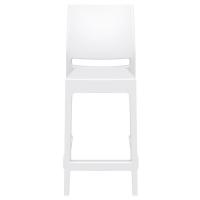 Maya Resin Outdoor Counter Stool White ISP100-WHI - 4