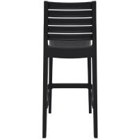 Ares Resin Outdoor Barstool Black ISP101-BLA - 3