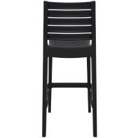 Ares Resin Outdoor Barstool Black ISP101-BLA - 3