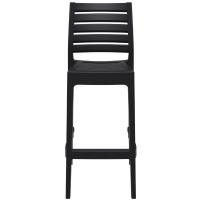 Ares Resin Outdoor Barstool Black ISP101-BLA - 4