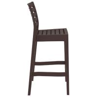 Ares Resin Outdoor Barstool Brown ISP101-BRW - 1