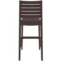 Ares Resin Outdoor Barstool Brown ISP101-BRW - 3
