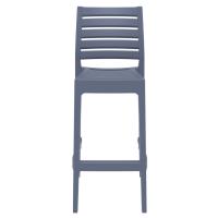 Ares Resin Outdoor Barstool Dark Gray ISP101-DGR - 4