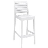 Ares Resin Outdoor Barstool White ISP101-WHI