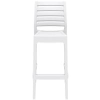 Ares Resin Outdoor Barstool White ISP101-WHI - 4
