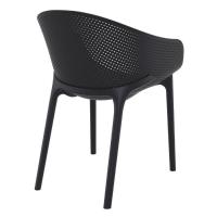 Sky Outdoor-Indoor Armchair Black ISP102-BLA - 1