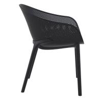 Sky Outdoor-Indoor Armchair Black ISP102-BLA - 3