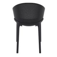 Sky Outdoor-Indoor Armchair Black ISP102-BLA - 4