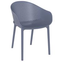 Sky Outdoor-Indoor Armchair Dark Gray ISP102-DGR