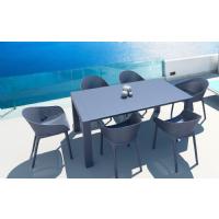 Sky Extendable Dining Set 7 Piece Black ISP1022S-BLA - 4