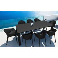 Sky Extendable Dining Set 9 Piece Dark Gray ISP1023S-DGR - 3