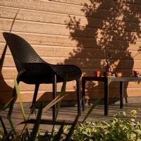 Sky Outdoor Indoor Lounge Chair Black ISP103-BLA - 3