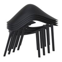 Sky Outdoor Indoor Lounge Chair Black ISP103-BLA - 5