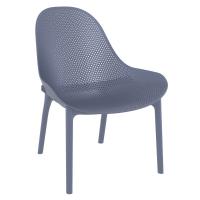 Sky Outdoor Indoor Lounge Chair Dark Gray ISP103-DGR