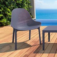 Sky Outdoor Indoor Lounge Chair Dark Gray ISP103-DGR - 5
