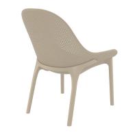 Sky Outdoor Indoor Lounge Chair Taupe ISP103-DVR - 1