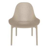 Sky Outdoor Indoor Lounge Chair Taupe ISP103-DVR - 2