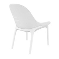 Sky Outdoor Indoor Lounge Chair White ISP103-WHI - 1