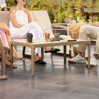 Sky Outdoor Coffee Table Taupe ISP104-DVR - 3