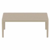 Sky Outdoor Coffee Table Taupe ISP104-DVR - 6