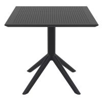 Sky Square Dining Table 31 inch Black ISP106-BLA - 1