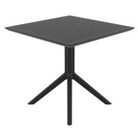 Sky Square Dining Table 31 inch Black ISP106-BLA - 2