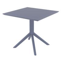 Sky Square Dining Table 31 inch Dark Gray ISP106-DGR