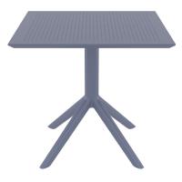 Sky Square Dining Table 31 inch Dark Gray ISP106-DGR - 1