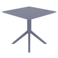 Sky Square Dining Table 31 inch Dark Gray ISP106-DGR - 2