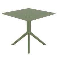 Sky Square Table 31 inch Olive Green ISP106-OLG - 2