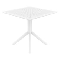 Sky Square Dining Table 31 inch White ISP106-WHI - 2