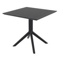 Air Dining Set with Sky 31" Square Table Black ISP1060S-BLA - 2