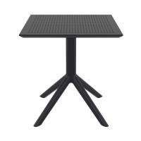 Sky Square Dining Table 27 inch Black ISP108-BLA - 1