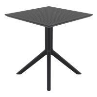Sky Square Dining Table 27 inch Black ISP108-BLA - 2