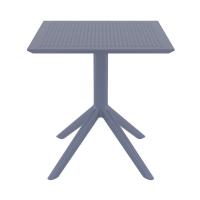 Sky Square Dining Table 27 inch Dark Gray ISP108-DGR - 1