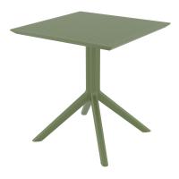 Sky Square Table 27 inch Olive Green ISP108-OLG