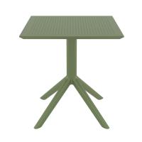 Sky Square Table 27 inch Olive Green ISP108-OLG - 1